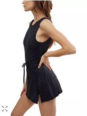 NWOT Free People, Easy Does It Dress, XS in Black